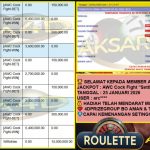 AKSARA 4D JACKPOT AWC COCK FIGHT Rp.15.000.000,- LUNAS
