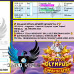 INDO4DPOOLS JACKPOT PRAGMATIC SLOT “Gates of Olympus Super Scatter” Rp200,000,000,- LUNAS