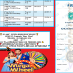 BINTANG4DP JACKPOT PRAGMATIC “Mega Wheel”‎‏‏‎‎ Rp 26.000.000,- LUNAS