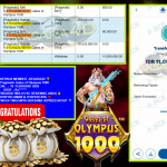 AKSARA4D JACKPOT PRAGMATIC SLOT “Gates of Olympus 1000″‎‏‏‎‎ Rp11.000.000,- LUNAS