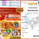 INDO4DPOOLS JACKPOT PRAGMATIC SLOT ”Gates of Olympus Super Scatter” Rp16,000.000,- LUNAS
