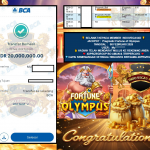 INDOVEGAS4D Pragmatic ”Fortune of Olympus” Rp 20.000.000,- LUNAS