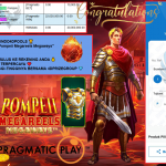 INDO4DPOOLS JACKPOT PRAGMATIC SLOT ”Pompeii Megareels Megaways” Rp20,000.000,- LUNAS