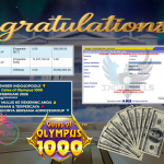 INDO4DPOOLS JACKPOT PRAGMATIC SLOT ” Gates of Olympus 1000 ” Rp 50.000.000,- LUNAS