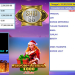 SHIO88 JACKPOT PRAGMATIC SLOT ”Wisdom of Athena 1000 Xmas” Rp27,900.000,- LUNAS
