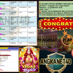 ANGKANET4D JACKPOT Pragmatic slot “Vegas Nights”‘ Rp16,000.000,- LUNAS