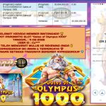BINTANG4DP JACKPOT PRAGMATIC SLOT “Gates of Olympus 1000” Rp 35.000.000,- LUNAS
