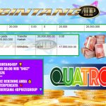 BINTANG4DP JACKPOT PASARAN MOROCCO QUATRO 00:00 WIB “9467” Rp 17.000.000,- LUNAS