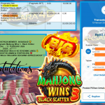 AKSARA4D JACKPOT PRAGMATIC SLOT “Mahjong Wins 3 – Black Scatter” Rp50.000.000,- LUNAS