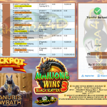 AKSARA4D JACKPOT PGSOFT “Anubis Wrath” & PRAGMATIC SLOT “Mahjong Wins 3 – Black Scatter” ‎‎‏‏ ‎‎‏‏‎‎‏‏Rp10.000.000,- LUNAS