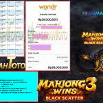 ANUGERAHTOTO JACKPOT PRAGMATIC “MAHJONG WINS 3 – BLACK SCATTER″ Rp35.000.000,- LUNAS