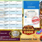 SHIO88 JACKPOT PRAGMATIC SLOT “Wisdom of Athena 1000” Rp26,410.000,- LUNAS