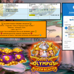 AKSARA4D JACKPOT PRAGMATIC “Gates of Olympus Super Scatter “‎‏‏‎‎ Rp13.885.000,- LUNAS