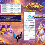 INDO4DPOOLS JACKPOT PRAGMATIC ” Gates of Olympus Super Scatter ” Rp 10.000.000,- LUNAS
