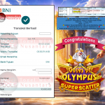 INDO-POOLS JACKPOT PRAGMATIC ” Gates of Olympus Super Scatter ” Rp 10,000,000,- LUNAS