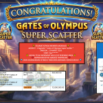 AKSARA4D JACKPOT PRAGMATIC “Gates of Olympus Super Scatter”‎‏‏‎‎ Rp12.000.000,- LUNAS