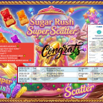 AKSARA4D JACKPOT PRAGMATIC “Sugar Rush Super Scatter”‎‏‏‎‎ Rp50.000.000,- LUNAS