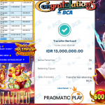 4DPRIZEWLATOTO JACKPOT PRAGMATIC SLOT ”Gates of Olympus Super Scatter” Rp13,000.000,- LUNAS