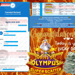 INDO-POOLS JACKPOT PRAGMATIC ” Gates of Olympus Super Scatter ” Rp 10,000,000,- LUNAS