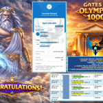 INDO4DPOOLS JACKPOT PRAGMATIC ” Gates of Olympus 1000 ” Rp 12.030.000,- LUNAS