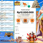 INDOVEGAS4D JACKPOT PRAGMATIC SLOT ”Gates of Olympus 1000” Rp12,000.000,- LUNAS