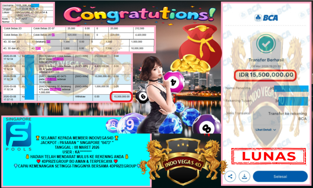 INDOVEGAS4D JACKPOT PASARAN SINGAPORE “0473” Rp 15.500.000,- LUNAS