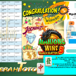 ANUGERAHTOTO JACKPOT PRAGMATIC “MAHJONG WINS 3 – BLACK SCATTER” Rp25.000.000,- LUNAS