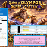 ANUGERAHTOTO JACKPOT PRAGMATIC “Gates of Olympus Super Scatter”‎‏‏‎‎ Rp20.000.000,- LUNAS