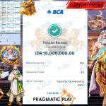INDOVEGAS4D JACKPOT PRAGMATIC SLOT ”Gates of Olympus Super Scatter” Rp15,000.000,- LUNAS