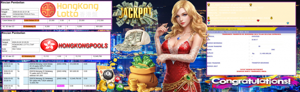 “SHIO88 JACKPOT PASARAN HONGKONG POOLS FULL””7572″” & HONGKONG LOTTO””5501″”Rp11.400.000,- LUNAS”