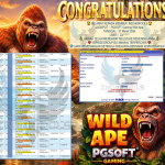INDO4DPOOLS JACKPOT PGSOFT Gaming ”Wild Ape” Rp.10,000,000,- LUNAS