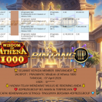 BINTANG4DP JACKPOT PRAGMATIC Wisdom of Athena 1000 Rp 13,034,000,- LUNAS