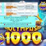 BINTANG4DP JACKPOT PRAGMATIC “Gates of Olympus 1000″‎‏‏‎‎ Rp10.000.000,- LUNAS