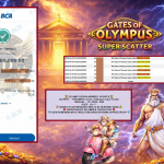 4DSUPER JACKPOT PRAGMATIC Gates of Olympus Super Scatter Rp15.000.000,- LUNAS