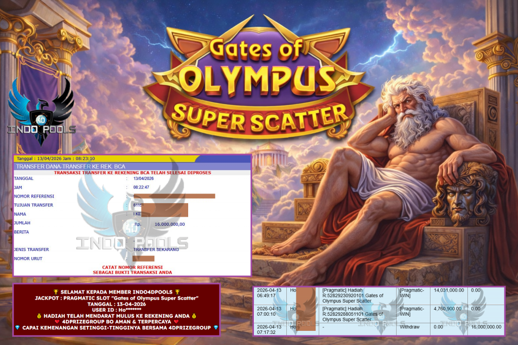 INDO4DPOOLS JACKPOT PRAGMATIC SLOT “Gates of Olympus Super Scatter” ‎‎‏‏‎ ‎‏‏‎ ‎‏‏‎ ‎‎‏‏‎ ‎‏‏‎ ‎‏‏‎‎‎‏‏‎ ‎‏‏‎ ‎‏‏‎ ‎‎‏‏‎ ‎‏‏‎ ‎‏‏‎‎‎‏‏‎ ‎‏‏‎ ‎‏‏‎ ‎‎‏‏‎ ‎‏‏‎‎‎‏‏‎ ‎‏‏‎ ‎‏‏‎ ‎‎‏‏‎ ‎‏‏‎ ‎‏‏‎ ‎‏‏‎Rp 16.000.000,- LUNAS