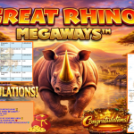 INDOVEGAS4D JACKPOT PRAGMATIC “GREAT RHINO MEGAWAYS″‎‏‏‎‎ Rp50.000.000,- LUNAS