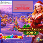 ANUGERAHTOTO JACKPOT PRAGMATIC “WISDOM OF ATHENA 1000 XMAS” Rp15,000,000,- LUNAS