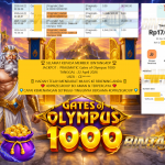 BINTANG4DP JACKPOT Gates of Olympus 1000 Rp17.000.000,- LUNAS