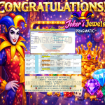 ANGKANET4D JACKPOT PRAGMATIC ” Joker’s Jewels ” Rp 50,000,000,- LUNAS