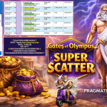 AKSARA4D JACKPOT PRAGMATIC ” Gates of Olympus Super Scatter ” Rp 10.000.000,- LUNAS