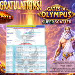 INDO4DPOOLS JACKPOT PRAGMATIC ” Gates of Olympus Super Scatter ” Rp 10,000,000,- LUNAS