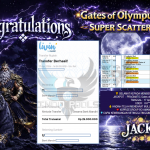 INDO4DPOOLS JACKPOT PRAGMATIC ” Gates of Olympus Super Scatter ” Rp 25,000,000,- LUNAS