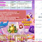 4DPRIZEWLATOTO JACKPOT PRAGMATIC SLOT “Sweet Bonanza 1000 Dice” Rp33.000.000,- LUNAS