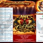 INDO4DPOOLS JACKPOT ” AWC Cock Fight ” Rp 19,000,000,- LUNAS