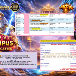 BINTANG4DP JACKPOT PRAGMATIC “Gates of Olympus Super Scatter”‎‏‏‎‎ Rp13.000.000,- LUNAS