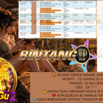 BINTANG4DP JACKPOT CQ GAMING GU GU GU Rp17.000.000,- LUNAS